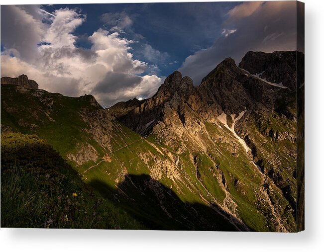  Acrylic Print featuring the photograph Passo Di Giau by Martin Morvek