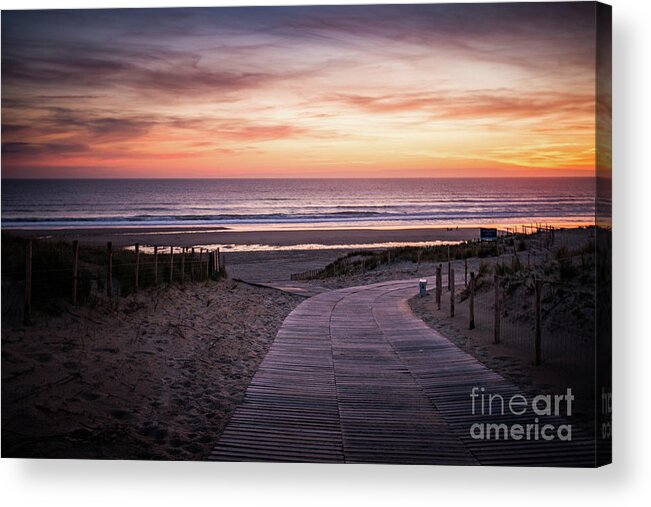_flora Acrylic Print featuring the photograph Path To The Sea by Hannes Cmarits