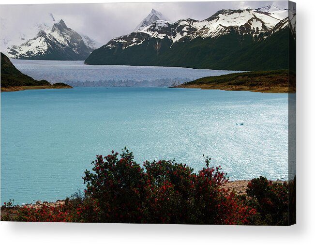 Scenics Acrylic Print featuring the photograph Perito Moreno by Antonio Vaccarini