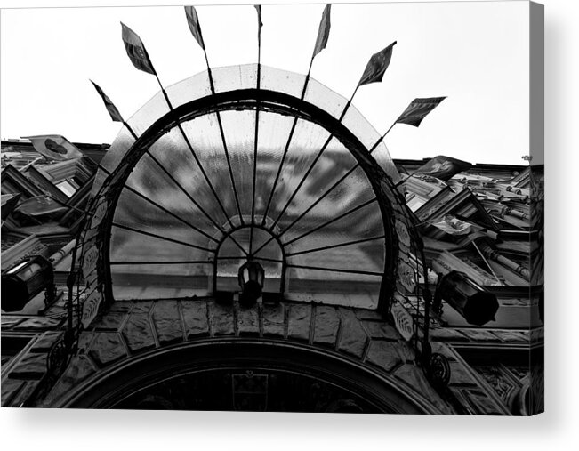 Building Exterior Acrylic Print featuring the photograph Perspectives by John Hoey