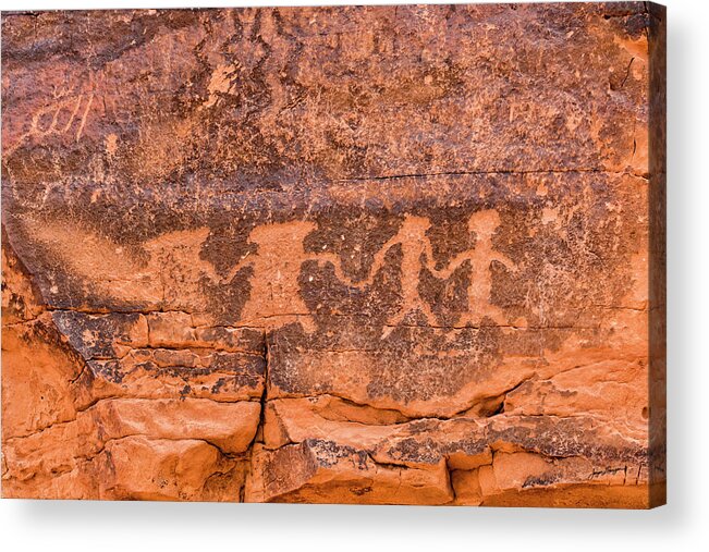 Petroglyph Canyon Trail Acrylic Print featuring the photograph Petroglyph Canyon Trail by Jurgen Lorenzen