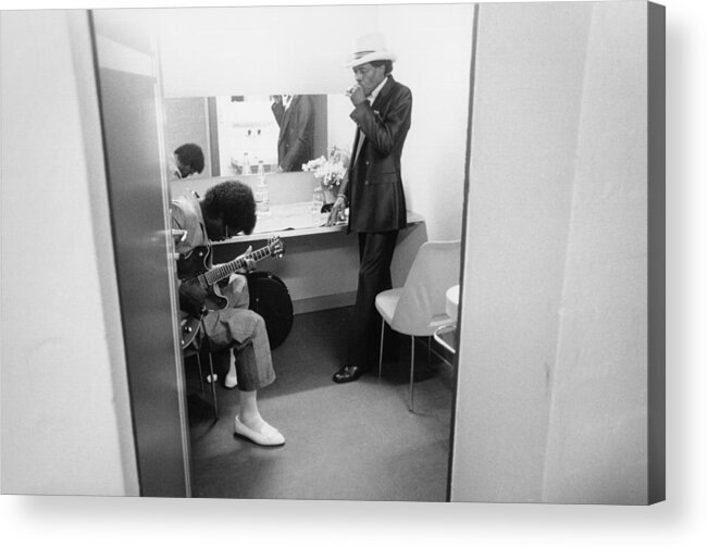 Music Acrylic Print featuring the photograph Photo Of Buddy Guy & Jr. Wells by Herb Snitzer