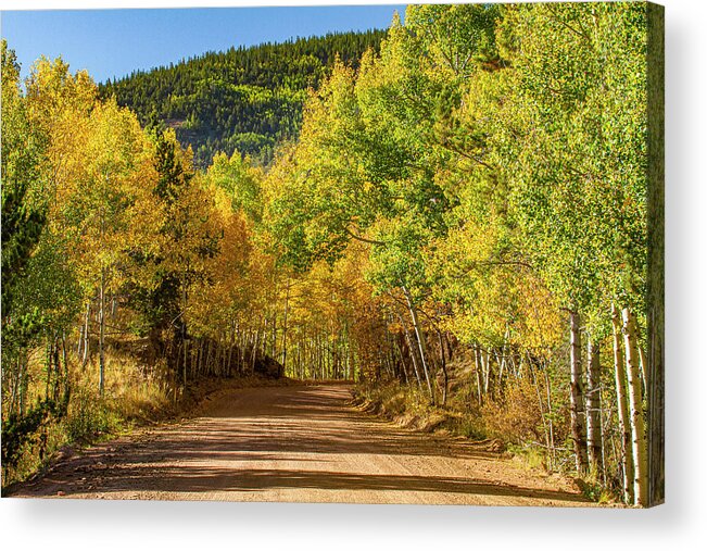 Alhann Acrylic Print featuring the photograph Pikes Peak Autumn by Al Hann