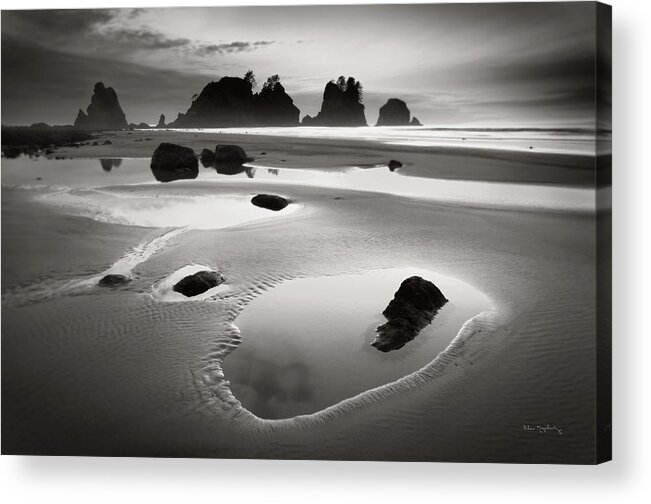 Abstract Acrylic Print featuring the photograph Point Of Arches by Alan Majchrowicz