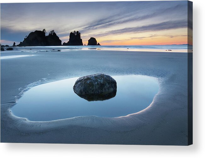 Tranquility Acrylic Print featuring the photograph Point Of The Arches And Shi Shi Beach by Alan Majchrowicz