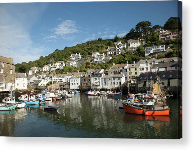 Southwest England Acrylic Print featuring the photograph Polperro, Cornwall by Paulaconnelly