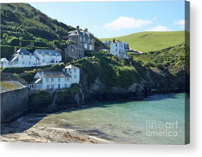 Port Isaac Acrylic Print featuring the photograph Port Isaac, Cornwall by David Birchall