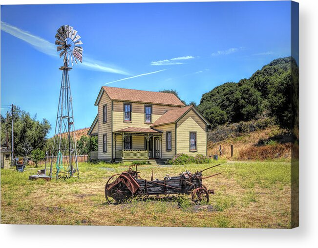 Price Historical Park Acrylic Print featuring the photograph Price Homestead Pismo Beach by Floyd Snyder