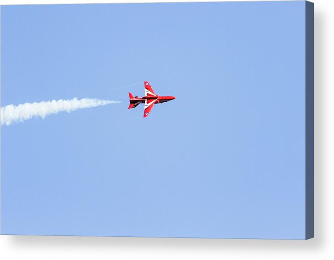 Raf Acrylic Print featuring the photograph Red Arrow In Flight by Tanya C Smith