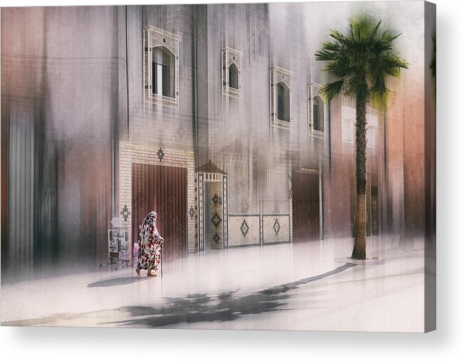 Resident Acrylic Print featuring the photograph Resident Of The Desert Village by Roswitha Schleicher-schwarz