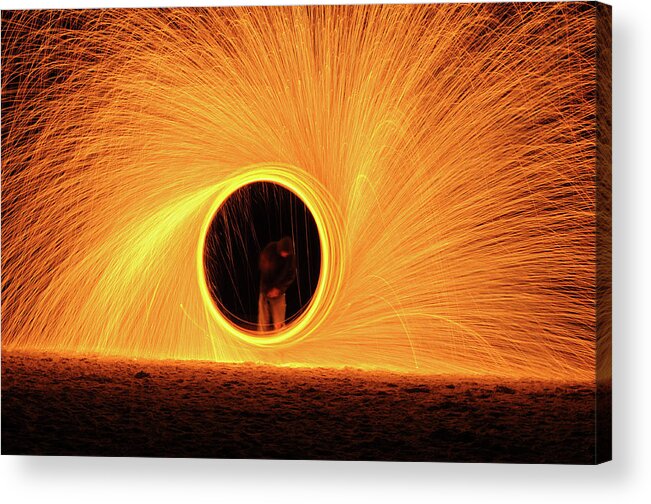 Outdoors Acrylic Print featuring the photograph Ring Of Fire by Aaa