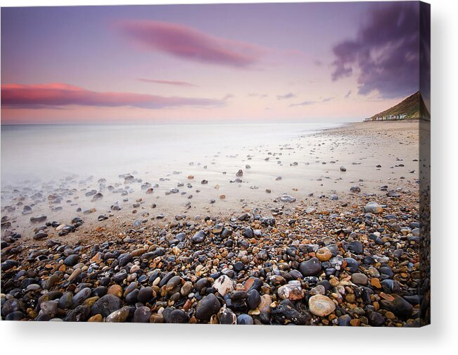 Scenics Acrylic Print featuring the photograph Rock Beach by A World Of Natural Diversity By Paul Shaw