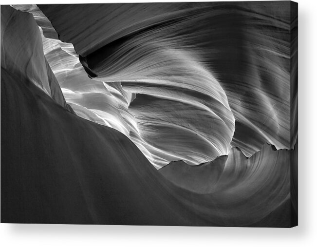 Antelope Acrylic Print featuring the photograph Rock Wave by Eric Zhang