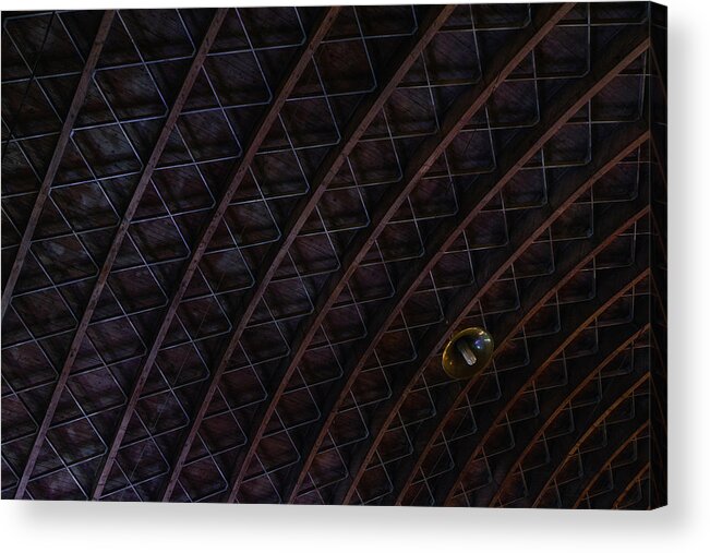Ceiling Acrylic Print featuring the photograph Roofing by Marius Surleac