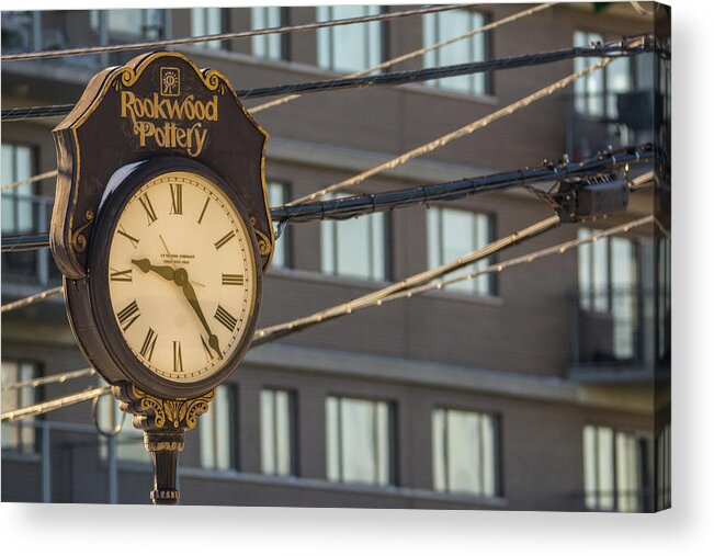  Acrylic Print featuring the photograph Rookwood Time by Jim Figgins