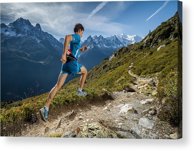 Action Acrylic Print featuring the photograph Running With @sebchaigneau by Tristan Shu