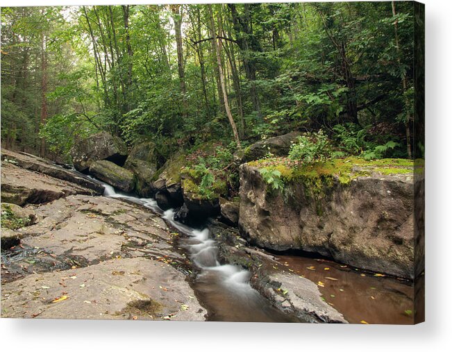 7tubs Acrylic Print featuring the photograph Rushing Water At Seven Tubs by Kristia Adams
