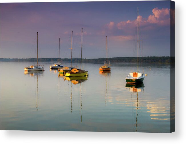 Sailboat Acrylic Print featuring the photograph Sail To Nowhere by Michal Sleczek