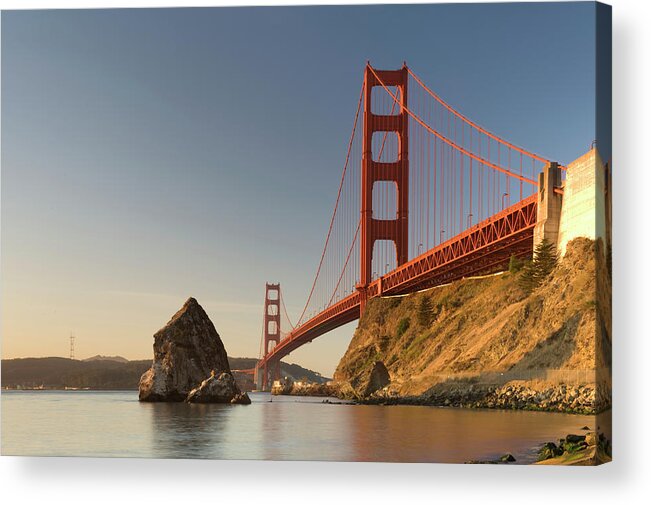 San Francisco Acrylic Print featuring the photograph San Francisco, Golden Gate Bridge by Michele Falzone