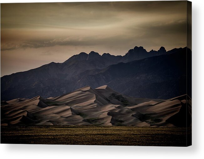  Acrylic Print featuring the photograph Sand Dunes by Mati Krimerman