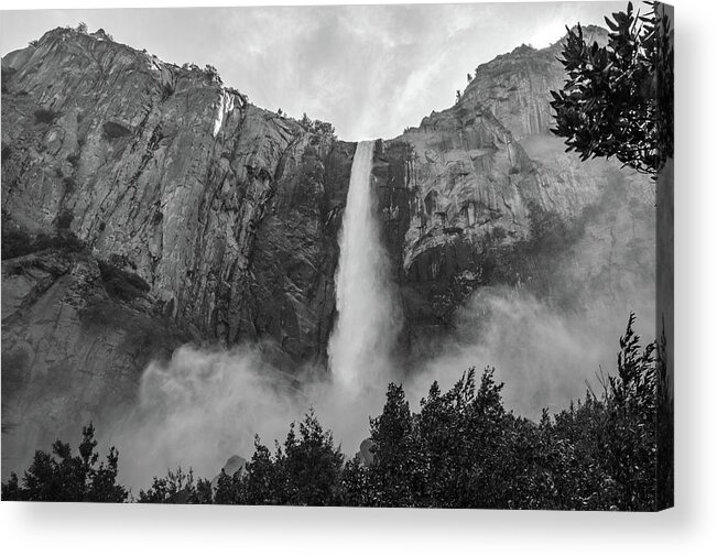 Yosemite Acrylic Print featuring the photograph Shades of Bridalveil by Douglas Wielfaert