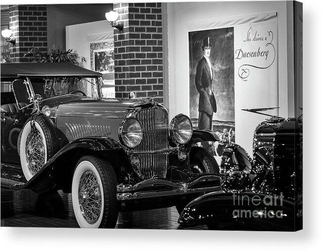 Duesenberg Acrylic Print featuring the photograph She Drives a Duesenberg by Dennis Hedberg