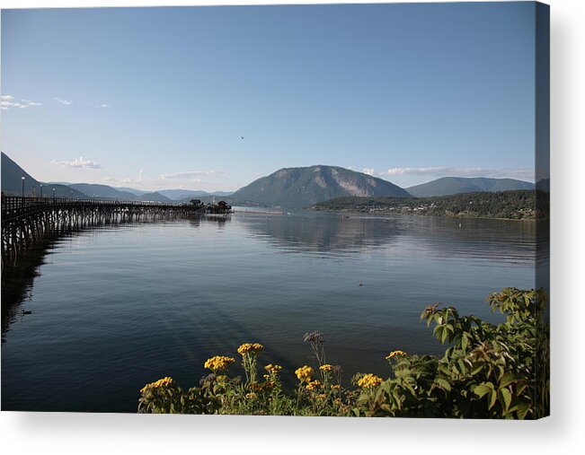Shuswap Lake Acrylic Print featuring the photograph Shuswap Lake At Salmon Arm by G01xm