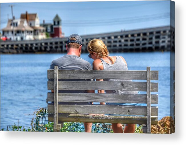  Acrylic Print featuring the photograph Sittin' on the Dock of the Bay by Jack Wilson