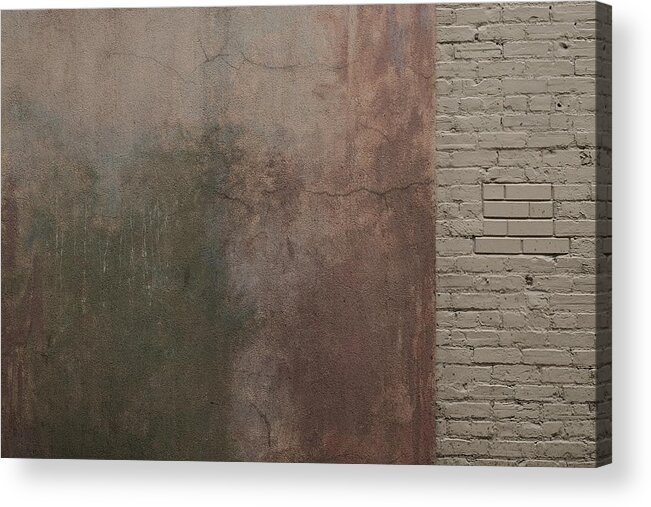 Urban Acrylic Print featuring the photograph smear alley II by Kreddible Trout