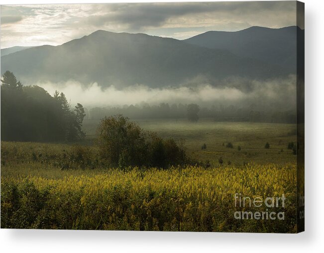Sunrise Acrylic Print featuring the photograph Smoky Mountain October 2 by Mike Eingle