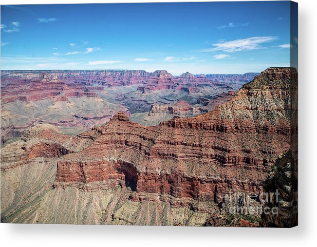 America Acrylic Print featuring the photograph South Rim View by Ed Taylor