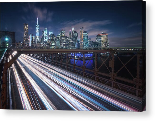Skyline Acrylic Print featuring the photograph Speed by Carlos F. Turienzo