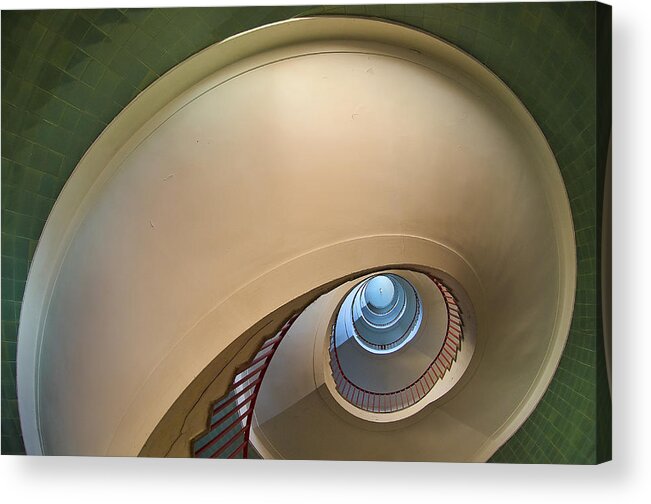 Architecture Acrylic Print featuring the photograph Spiral II. by Jure Kravanja