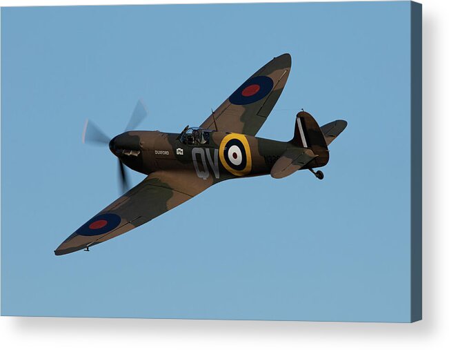Spitfire N3200 Acrylic Print featuring the photograph Spitfire N3200 by Airpower Art