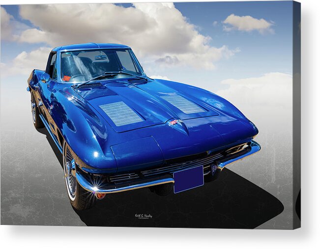 Car Acrylic Print featuring the photograph Split Window Vette by Keith Hawley