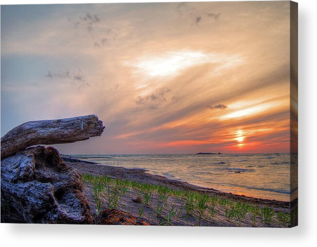 Water's Edge Acrylic Print featuring the photograph Spring In Northern Japan by The Landscape Of Regional Cities In Japan.