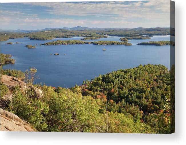 Scenics Acrylic Print featuring the photograph Squam Lake, New Hampshire by Denisebush
