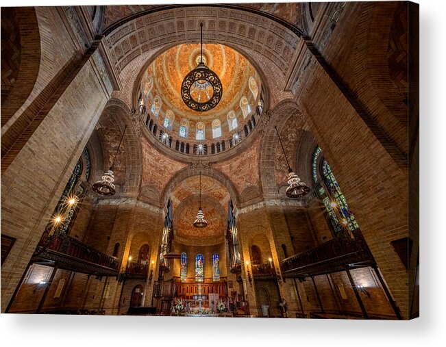  Acrylic Print featuring the photograph St. Paul\'s Chapel In Columbia University At Nyc by Jian Xu