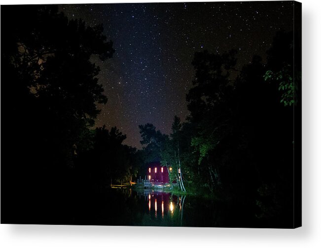 Missouri Acrylic Print featuring the photograph Stars at Alley Spring by Steve Stuller