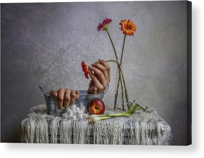 Hands Acrylic Print featuring the photograph Still Life by Haik Ahekian