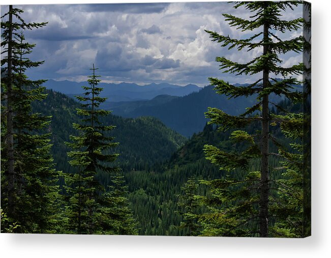Mountains Acrylic Print featuring the photograph Storm Approaching by Cheryl Day
