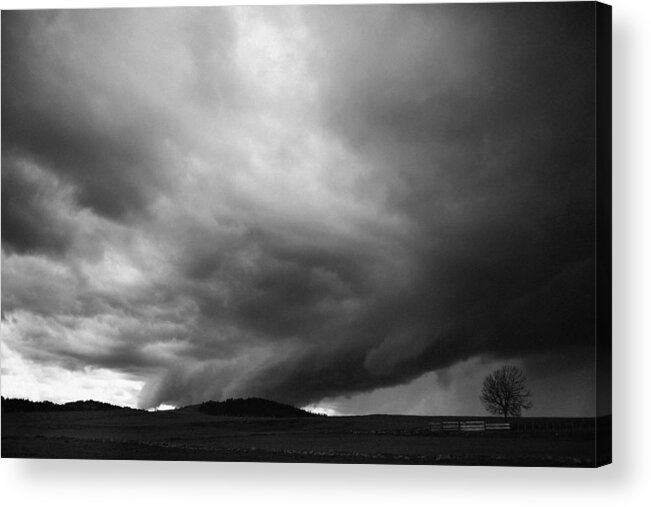 Storm Acrylic Print featuring the photograph Storm by Liesbeth Van Der Werf