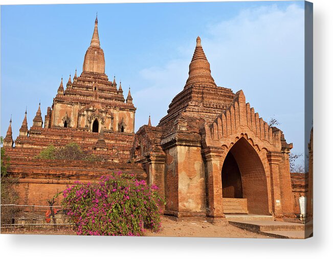 Southeast Asia Acrylic Print featuring the photograph Sulamani Temple In Bagan, Myanmar by Traveler1116