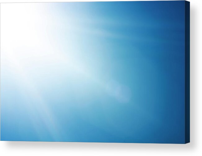 Backdrop Acrylic Print featuring the photograph Sun Rays by Godfriededelman