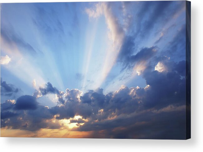 Scenics Acrylic Print featuring the photograph Sunrise by Ermingut