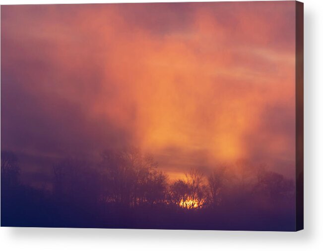 Sunrise Acrylic Print featuring the photograph Sunrise On Wisconsin 2019 by Thomas Young