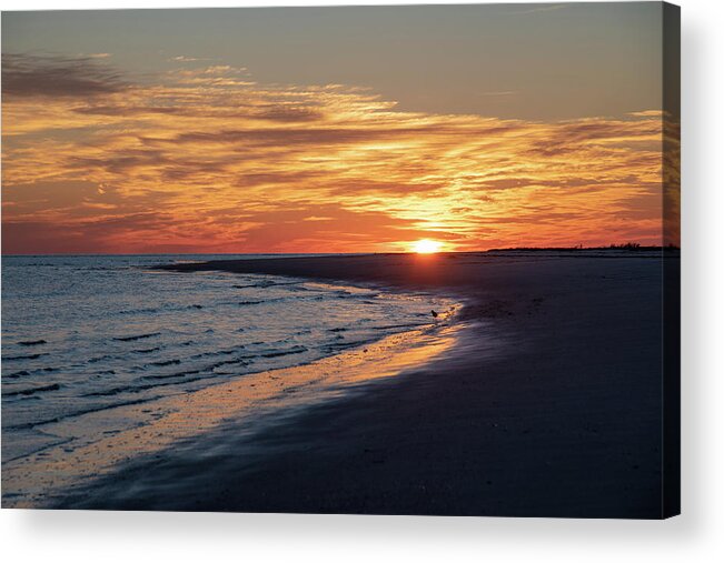 Sunrise Acrylic Print featuring the photograph Sunrise Over The Atlantic at Port Royal Sound by Dennis Schmidt