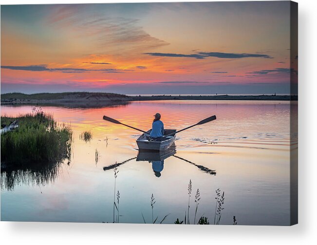 Sunset Acrylic Print featuring the photograph Sunset Crossing by Gary McCormick