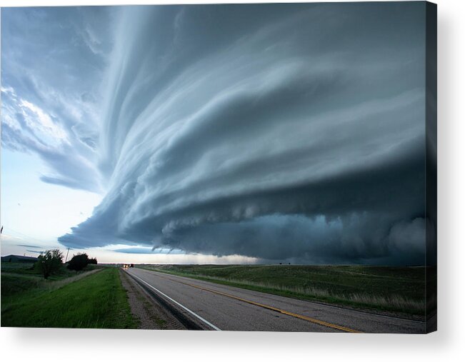 Storm Acrylic Print featuring the photograph Super Storm by Wesley Aston