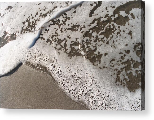 Ocean Acrylic Print featuring the photograph Surf Sand by FD Graham